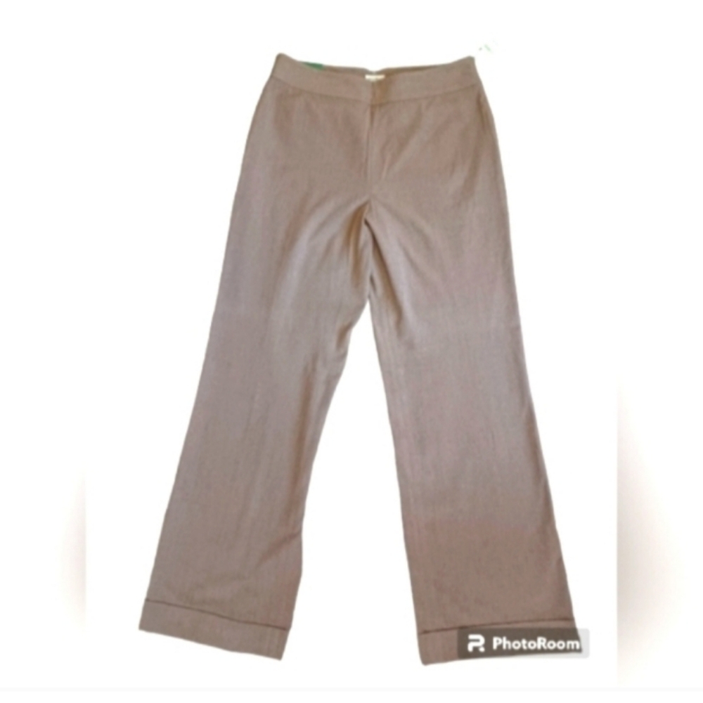 Eddie Bauer Trousers Brown Women's size 8 High Waist Pants